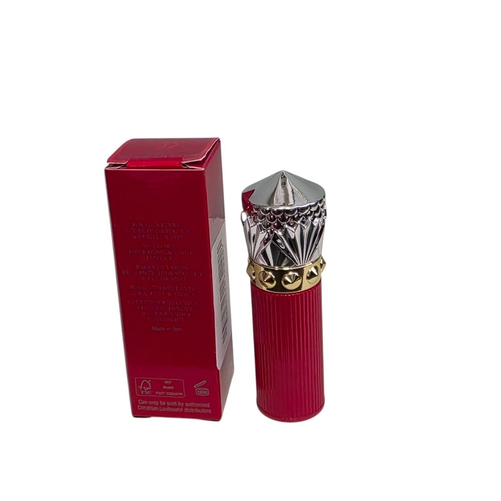 Christian Louboutin Rouge Lipstick Sooo Glow On The Go Papaya Nouba NEW Travel - Picture 14 of 16